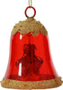 Pendaglio a forma di campana con stella rosso per albero di natale h 7,5 cm Casa e cucina/Decorazioni per interni/Addobbi e decorazioni per ricorrenze/Decorazioni natalizie/Addobbi e decorazioni/Palle e palline MagiediNatale.it - Altamura, Commerciovirtuoso.it