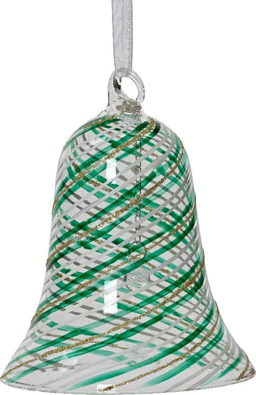 Pendaglio a forma di campana  per albero di natale h 11,5 cm Casa e cucina/Decorazioni per interni/Addobbi e decorazioni per ricorrenze/Decorazioni natalizie/Addobbi e decorazioni/Ciondoli e pendenti MagiediNatale.it - Altamura, Commerciovirtuoso.it