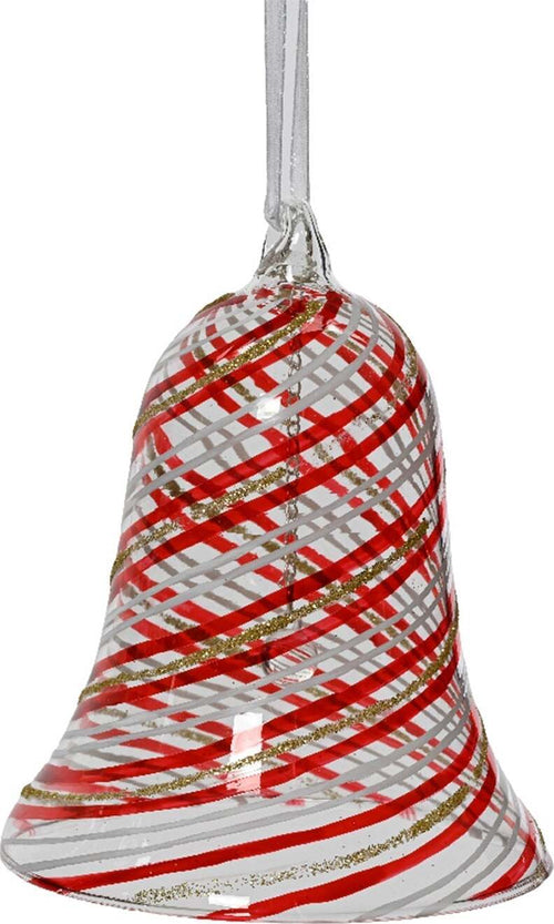 Pendaglio a forma di campana  per albero di natale h 11,5 cm Casa e cucina/Decorazioni per interni/Addobbi e decorazioni per ricorrenze/Decorazioni natalizie/Addobbi e decorazioni/Ciondoli e pendenti MagiediNatale.it - Altamura, Commerciovirtuoso.it