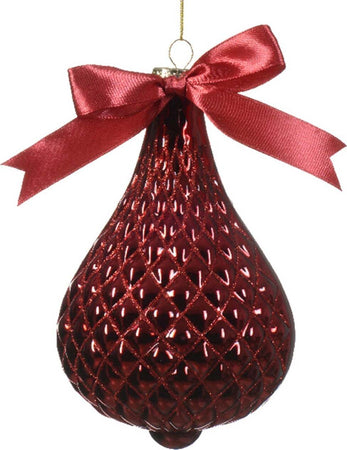 Pendaglio a forma di goccia decorazione per albero di natale h 15 cm Casa e cucina/Decorazioni per interni/Addobbi e decorazioni per ricorrenze/Decorazioni natalizie/Addobbi e decorazioni/Palle e palline MagiediNatale.it - Altamura, Commerciovirtuoso.it