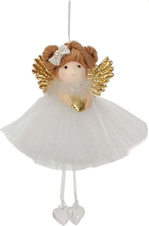 Pendaglio angelo ballerina in tuller h 20 cm per albero di natale Casa e cucina/Decorazioni per interni/Addobbi e decorazioni per ricorrenze/Decorazioni natalizie/Addobbi e decorazioni/Palle e palline MagiediNatale.it - Altamura, Commerciovirtuoso.it