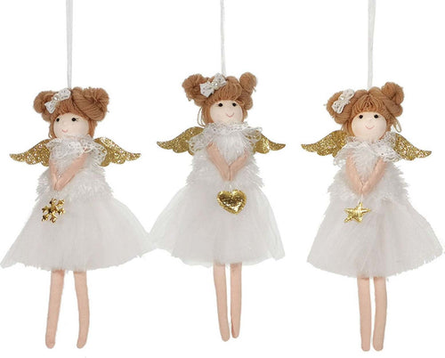 Pendaglio angelo ballerina in tuller h 22 cm per albero di natale Casa e cucina/Decorazioni per interni/Addobbi e decorazioni per ricorrenze/Decorazioni natalizie/Addobbi e decorazioni/Palle e palline MagiediNatale.it - Altamura, Commerciovirtuoso.it