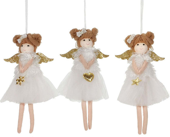 Pendaglio angelo ballerina in tuller h 22 cm per albero di natale Casa e cucina/Decorazioni per interni/Addobbi e decorazioni per ricorrenze/Decorazioni natalizie/Addobbi e decorazioni/Palle e palline MagiediNatale.it - Altamura, Commerciovirtuoso.it