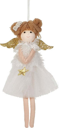 Pendaglio angelo ballerina in tuller h 22 cm per albero di natale Casa e cucina/Decorazioni per interni/Addobbi e decorazioni per ricorrenze/Decorazioni natalizie/Addobbi e decorazioni/Palle e palline MagiediNatale.it - Altamura, Commerciovirtuoso.it