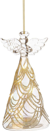 Pendaglio Angelo con batteria per albero di Natale in vetro decorato color Iridescente Casa e cucina/Decorazioni per interni/Addobbi e decorazioni per ricorrenze/Decorazioni natalizie/Addobbi e decorazioni/Ciondoli e pendenti MagiediNatale.it - Altamura, Commerciovirtuoso.it