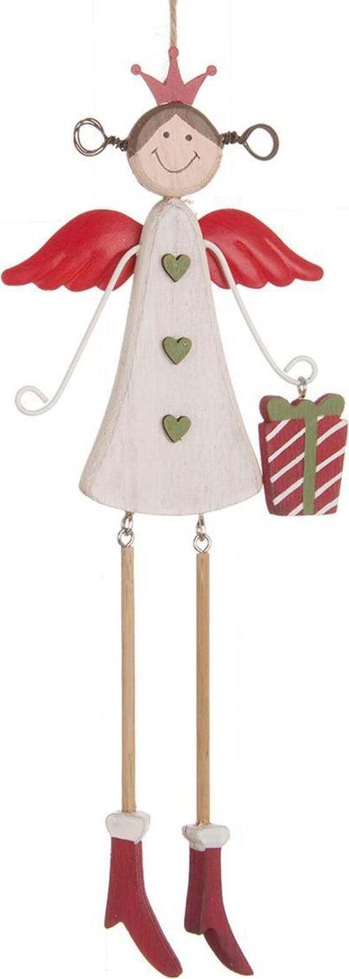 Pendaglio angelo in legno, pallina per Albero di Natale addobbi natalizi Casa e cucina/Decorazioni per interni/Addobbi e decorazioni per ricorrenze/Decorazioni natalizie/Addobbi e decorazioni/Palle e palline MagiediNatale.it - Altamura, Commerciovirtuoso.it