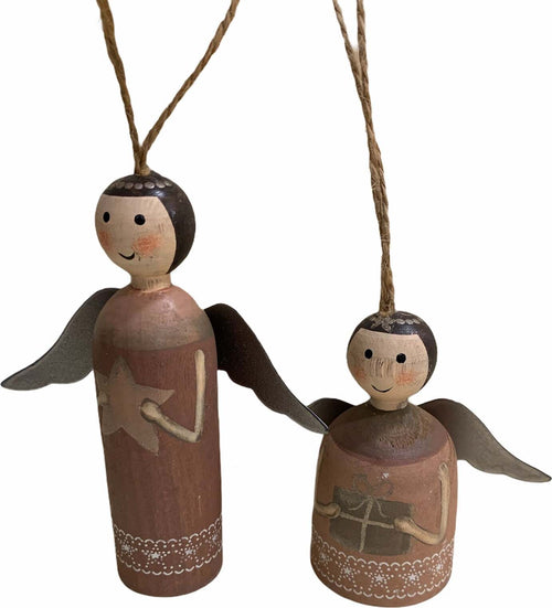 Pendaglio angelo in legno, pallina per Albero di Natale addobbi natalizi Casa e cucina/Decorazioni per interni/Addobbi e decorazioni per ricorrenze/Decorazioni natalizie/Addobbi e decorazioni/Palle e palline MagiediNatale.it - Altamura, Commerciovirtuoso.it