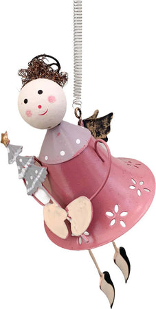 Pendaglio Angioletto in latta h 13 cm, pallina per Albero di Natale addobbi natalizi Casa e cucina/Decorazioni per interni/Addobbi e decorazioni per ricorrenze/Decorazioni natalizie/Addobbi e decorazioni/Palle e palline MagiediNatale.it - Altamura, Commerciovirtuoso.it