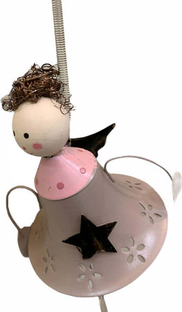 Pendaglio Angioletto in latta h 13 cm, pallina per Albero di Natale addobbi natalizi Casa e cucina/Decorazioni per interni/Addobbi e decorazioni per ricorrenze/Decorazioni natalizie/Addobbi e decorazioni/Palle e palline MagiediNatale.it - Altamura, Commerciovirtuoso.it