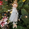 Pendaglio ballerina in pezza h 19 cm, pallina per albero di natale addobbi natalizi Casa e cucina/Decorazioni per interni/Addobbi e decorazioni per ricorrenze/Decorazioni natalizie/Addobbi e decorazioni/Palle e palline MagiediNatale.it - Altamura, Commerciovirtuoso.it