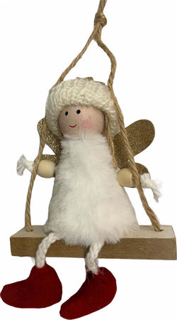 Pendaglio bambolina in pezza h 28 cm, pallina per Albero di Natale addobbi natalizi Casa e cucina/Decorazioni per interni/Addobbi e decorazioni per ricorrenze/Decorazioni natalizie/Addobbi e decorazioni/Palle e palline MagiediNatale.it - Altamura, Commerciovirtuoso.it