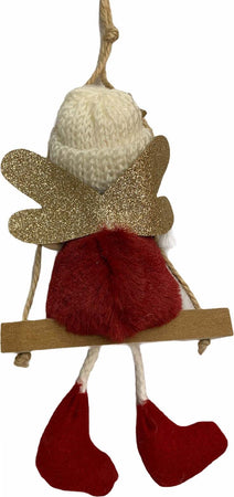 Pendaglio bambolina in pezza h 28 cm, pallina per Albero di Natale addobbi natalizi Casa e cucina/Decorazioni per interni/Addobbi e decorazioni per ricorrenze/Decorazioni natalizie/Addobbi e decorazioni/Palle e palline MagiediNatale.it - Altamura, Commerciovirtuoso.it