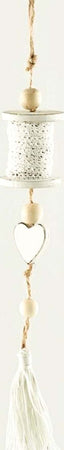 Pendaglio Bianco rocchetto in legno h 35 cm, pallina per Albero di Natale addobbi natalizi Casa e cucina/Decorazioni per interni/Addobbi e decorazioni per ricorrenze/Decorazioni natalizie/Addobbi e decorazioni/Palle e palline MagiediNatale.it - Altamura, Commerciovirtuoso.it