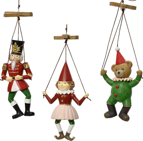 Pendaglio burattini decorazione per albero di natale h 10,7 cm Casa e cucina/Decorazioni per interni/Addobbi e decorazioni per ricorrenze/Decorazioni natalizie/Addobbi e decorazioni/Ciondoli e pendenti MagiediNatale.it - Altamura, Commerciovirtuoso.it