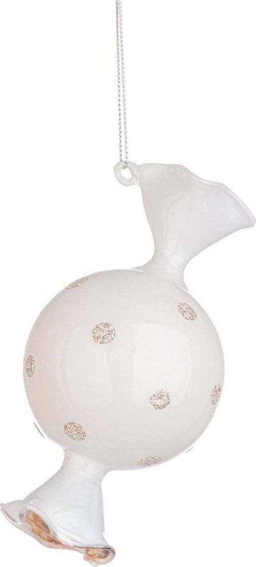 Pendaglio cioccolata per albero di Natale in vetro decorato color bianco 6 pezzi Casa e cucina/Decorazioni per interni/Addobbi e decorazioni per ricorrenze/Decorazioni natalizie/Addobbi e decorazioni/Ciondoli e pendenti MagiediNatale.it - Altamura, Commerciovirtuoso.it