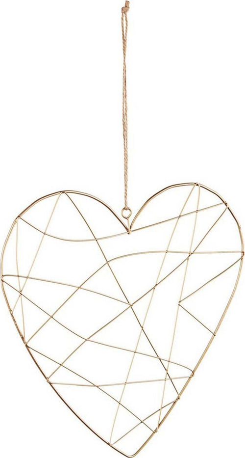 Pendaglio cuore con linee per albero di Natale color oro decorazione natalizia Casa e cucina/Decorazioni per interni/Addobbi e decorazioni per ricorrenze/Decorazioni natalizie/Addobbi e decorazioni/Ciondoli e pendenti MagiediNatale.it - Altamura, Commerciovirtuoso.it