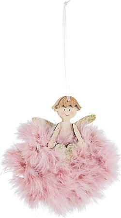 Pendaglio Darling decorazione natalizia per porta con Angelo rosa e cuore Casa e cucina/Decorazioni per interni/Addobbi e decorazioni per ricorrenze/Decorazioni natalizie/Addobbi e decorazioni/Palle e palline MagiediNatale.it - Altamura, Commerciovirtuoso.it