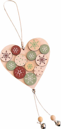 Pendaglio in legno h 12 cm, pallina per Albero di Natale addobbi natalizi Casa e cucina/Decorazioni per interni/Addobbi e decorazioni per ricorrenze/Decorazioni natalizie/Addobbi e decorazioni/Palle e palline MagiediNatale.it - Altamura, Commerciovirtuoso.it