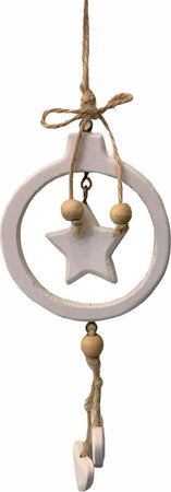 Pendaglio in legno h 20 cm, pallina per Albero di Natale addobbi natalizi Casa e cucina/Decorazioni per interni/Addobbi e decorazioni per ricorrenze/Decorazioni natalizie/Addobbi e decorazioni/Palle e palline MagiediNatale.it - Altamura, Commerciovirtuoso.it