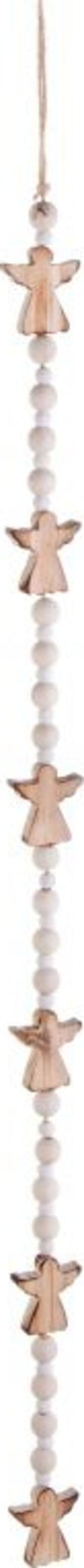 Pendaglio lungo in legno e cotone, Stringa per albero di natale Casa e cucina/Decorazioni per interni/Addobbi e decorazioni per ricorrenze/Decorazioni natalizie/Addobbi e decorazioni/Palle e palline MagiediNatale.it - Altamura, Commerciovirtuoso.it