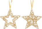 Pendaglio oro a forma di stella di natale decorazione natalizia, 2 pezzi Casa e cucina/Decorazioni per interni/Addobbi e decorazioni per ricorrenze/Decorazioni natalizie/Addobbi e decorazioni/Ciondoli e pendenti MagiediNatale.it - Altamura, Commerciovirtuoso.it