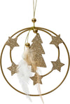 Pendaglio oro con stella e albero di natale decorazione natalizia , 2 pezzi Casa e cucina/Decorazioni per interni/Addobbi e decorazioni per ricorrenze/Decorazioni natalizie/Addobbi e decorazioni/Ciondoli e pendenti MagiediNatale.it - Altamura, Commerciovirtuoso.it