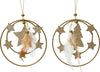 Pendaglio oro con stella e albero di natale decorazione natalizia , 2 pezzi Casa e cucina/Decorazioni per interni/Addobbi e decorazioni per ricorrenze/Decorazioni natalizie/Addobbi e decorazioni/Ciondoli e pendenti MagiediNatale.it - Altamura, Commerciovirtuoso.it