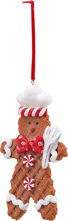 Pendaglio per albero di natale Biscotti di Marzapane da Ø 11 cm rosso e bianco Casa e cucina/Decorazioni per interni/Addobbi e decorazioni per ricorrenze/Decorazioni natalizie/Addobbi e decorazioni/Palle e palline MagiediNatale.it - Altamura, Commerciovirtuoso.it