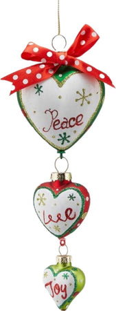Pendaglio per albero di Natale decorativo, in vetro, con scritta natalizia 20 cm Casa e cucina/Decorazioni per interni/Addobbi e decorazioni per ricorrenze/Decorazioni natalizie/Addobbi e decorazioni/Ciondoli e pendenti MagiediNatale.it - Altamura, Commerciovirtuoso.it