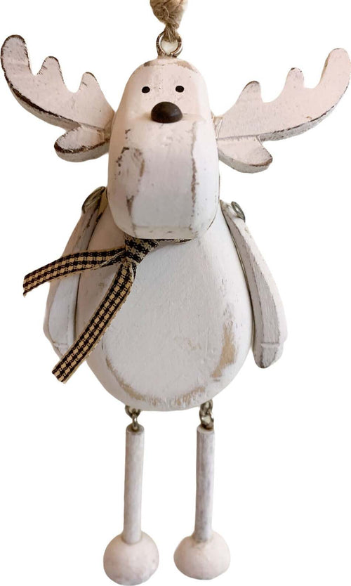 Pendaglio renna in legno country h 15 cm per albero di natale Casa e cucina/Decorazioni per interni/Addobbi e decorazioni per ricorrenze/Decorazioni natalizie/Addobbi e decorazioni/Palle e palline MagiediNatale.it - Altamura, Commerciovirtuoso.it