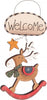 Pendaglio renna in legno welcome h 23 cm per albero di natale Casa e cucina/Decorazioni per interni/Addobbi e decorazioni per ricorrenze/Decorazioni natalizie/Addobbi e decorazioni/Palle e palline MagiediNatale.it - Altamura, Commerciovirtuoso.it