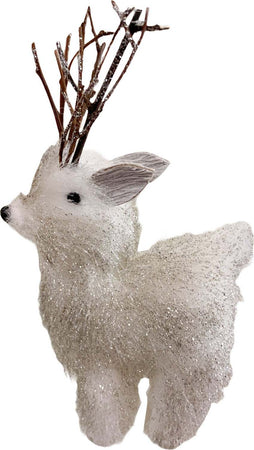 Pendaglio renna pelosa h 10 cm, pallina per albero di natale addobbi natalizi Bianco Casa e cucina/Decorazioni per interni/Addobbi e decorazioni per ricorrenze/Decorazioni natalizie/Addobbi e decorazioni/Palle e palline MagiediNatale.it - Altamura, Commerciovirtuoso.it