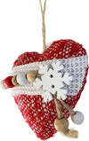 Pendaglio Rosso cuore in stoffa h 8 cm, pallina per Albero di Natale addobbi natalizi Casa e cucina/Decorazioni per interni/Addobbi e decorazioni per ricorrenze/Decorazioni natalizie/Addobbi e decorazioni/Palle e palline MagiediNatale.it - Altamura, Commerciovirtuoso.it