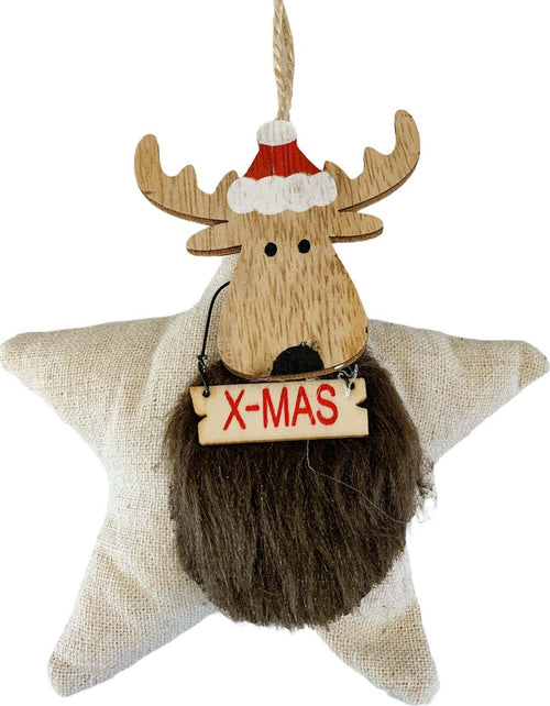 Pendaglio Rosso stella con renna in stoffa h 12 cm, pallina per Albero di Natale addobbi natalizi Casa e cucina/Decorazioni per interni/Addobbi e decorazioni per ricorrenze/Decorazioni natalizie/Addobbi e decorazioni/Palle e palline MagiediNatale.it - Altamura, Commerciovirtuoso.it
