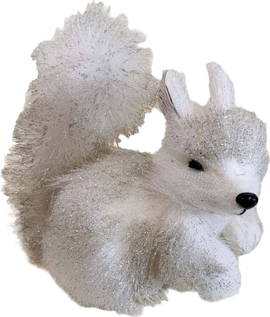 Pendaglio scoiattolo peloso h 10 cm, pallina per albero di natale addobbi natalizi Bianco Casa e cucina/Decorazioni per interni/Addobbi e decorazioni per ricorrenze/Decorazioni natalizie/Addobbi e decorazioni/Palle e palline MagiediNatale.it - Altamura, Commerciovirtuoso.it