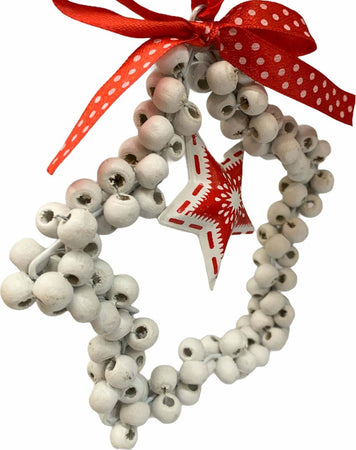 Pendaglio stella in legno e metallo Bianco h 11 cm, pallina per Albero di Natale addobbi natalizi Casa e cucina/Decorazioni per interni/Addobbi e decorazioni per ricorrenze/Decorazioni natalizie/Addobbi e decorazioni/Palle e palline MagiediNatale.it - Altamura, Commerciovirtuoso.it