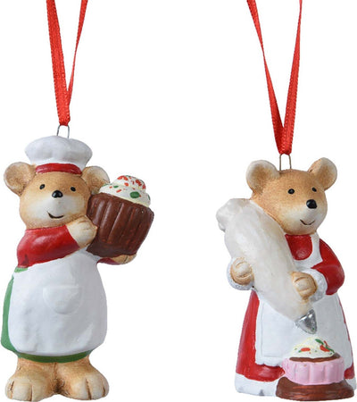 Pendaglio topolini vestiti da pasticceri decorazione natalizia Casa e cucina/Decorazioni per interni/Addobbi e decorazioni per ricorrenze/Decorazioni natalizie/Addobbi e decorazioni/Ciondoli e pendenti MagiediNatale.it - Altamura, Commerciovirtuoso.it