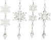 Pendaglio trasparente con fiocchi di neve per albero di natale, 4 pezzi Casa e cucina/Decorazioni per interni/Addobbi e decorazioni per ricorrenze/Decorazioni natalizie/Addobbi e decorazioni/Ciondoli e pendenti MagiediNatale.it - Altamura, Commerciovirtuoso.it
