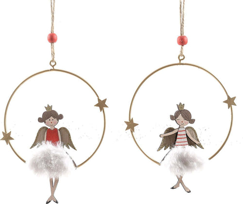 Pendente a cerchio natalizio in legno per Albero di Natale, con Angelo h 18 cm Casa e cucina/Decorazioni per interni/Addobbi e decorazioni per ricorrenze/Decorazioni natalizie/Addobbi e decorazioni/Palle e palline MagiediNatale.it - Altamura, Commerciovirtuoso.it