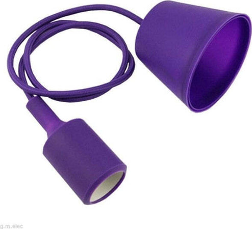 Pendente A Soffitto Lampadario Lampada Moderno Cavo In Tessuto 1m Colore Illuminazione/Illuminazione per interni/Lampadari lampade a sospensione e plafoniere/Lampade a sospensione Trade Shop italia - Napoli, Commerciovirtuoso.it