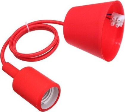 Pendente A Soffitto Lampadario Lampada Moderno Cavo In Tessuto 1m Colore Illuminazione/Illuminazione per interni/Lampadari lampade a sospensione e plafoniere/Lampade a sospensione Trade Shop italia - Napoli, Commerciovirtuoso.it