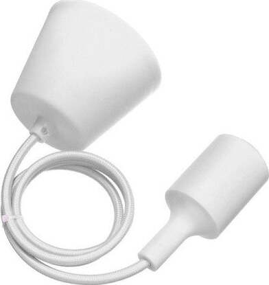 Pendente A Soffitto Lampadario Lampada Moderno Cavo In Tessuto 1m Colore Illuminazione/Illuminazione per interni/Lampadari lampade a sospensione e plafoniere/Lampade a sospensione Trade Shop italia - Napoli, Commerciovirtuoso.it