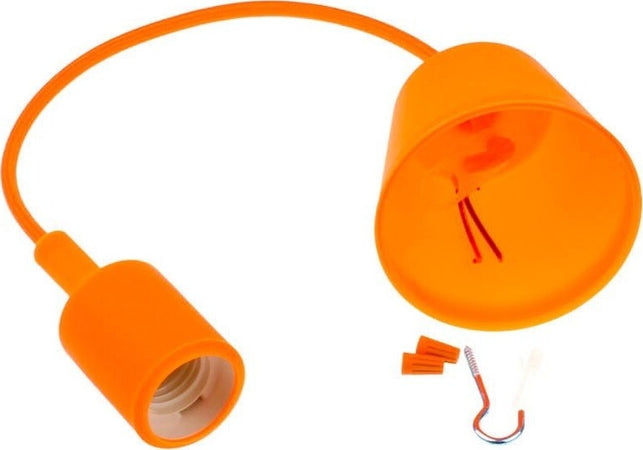 Pendente A Soffitto Lampadario Lampada Moderno Cavo In Tessuto 1m Colore Illuminazione/Illuminazione per interni/Lampadari lampade a sospensione e plafoniere/Lampade a sospensione Trade Shop italia - Napoli, Commerciovirtuoso.it