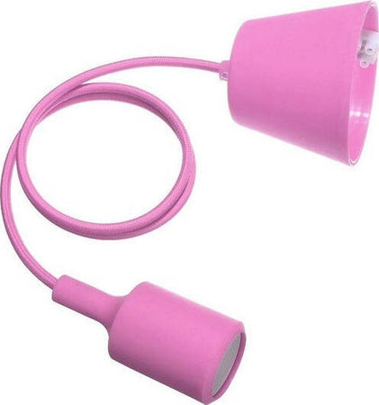 Pendente A Soffitto Lampadario Lampada Moderno Cavo In Tessuto 1m Colore Illuminazione/Illuminazione per interni/Lampadari lampade a sospensione e plafoniere/Lampade a sospensione Trade Shop italia - Napoli, Commerciovirtuoso.it