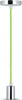Pendente In Acciaio Verde A Soffitto Cromato Portalampada Lampada Design Moderno Illuminazione/Illuminazione per interni/Lampadari lampade a sospensione e plafoniere/Lampade a sospensione Trade Shop italia - Napoli, Commerciovirtuoso.it