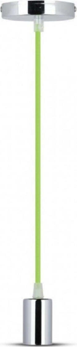 Pendente In Acciaio Verde A Soffitto Cromato Portalampada Lampada Design Moderno Illuminazione/Illuminazione per interni/Lampadari lampade a sospensione e plafoniere/Lampade a sospensione Trade Shop italia - Napoli, Commerciovirtuoso.it