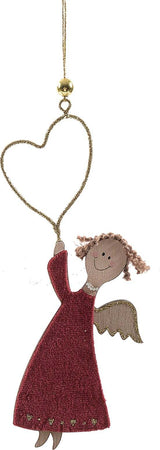 Pendente in legno decorazione natalizia per Albero di Natale, Angioletto h 19 cm Casa e cucina/Decorazioni per interni/Addobbi e decorazioni per ricorrenze/Decorazioni natalizie/Addobbi e decorazioni/Palle e palline MagiediNatale.it - Altamura, Commerciovirtuoso.it
