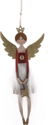 Pendente in legno decorazione natalizia per Albero di Natale, Angioletto h 22.5 cm Casa e cucina/Decorazioni per interni/Addobbi e decorazioni per ricorrenze/Decorazioni natalizie/Addobbi e decorazioni/Palle e palline MagiediNatale.it - Altamura, Commerciovirtuoso.it