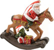 Pendente in resina natalizio  per Albero di Natale, Babbo Natale con cavallo h 10 cm Casa e cucina/Decorazioni per interni/Addobbi e decorazioni per ricorrenze/Decorazioni natalizie/Addobbi e decorazioni/Palle e palline MagiediNatale.it - Altamura, Commerciovirtuoso.it