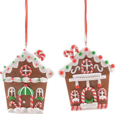 Pendente in resina natalizio  per Albero di Natale, Casetta di pan di zenzero h 10.5 cm Casa e cucina/Decorazioni per interni/Addobbi e decorazioni per ricorrenze/Decorazioni natalizie/Addobbi e decorazioni/Palle e palline MagiediNatale.it - Altamura, Commerciovirtuoso.it